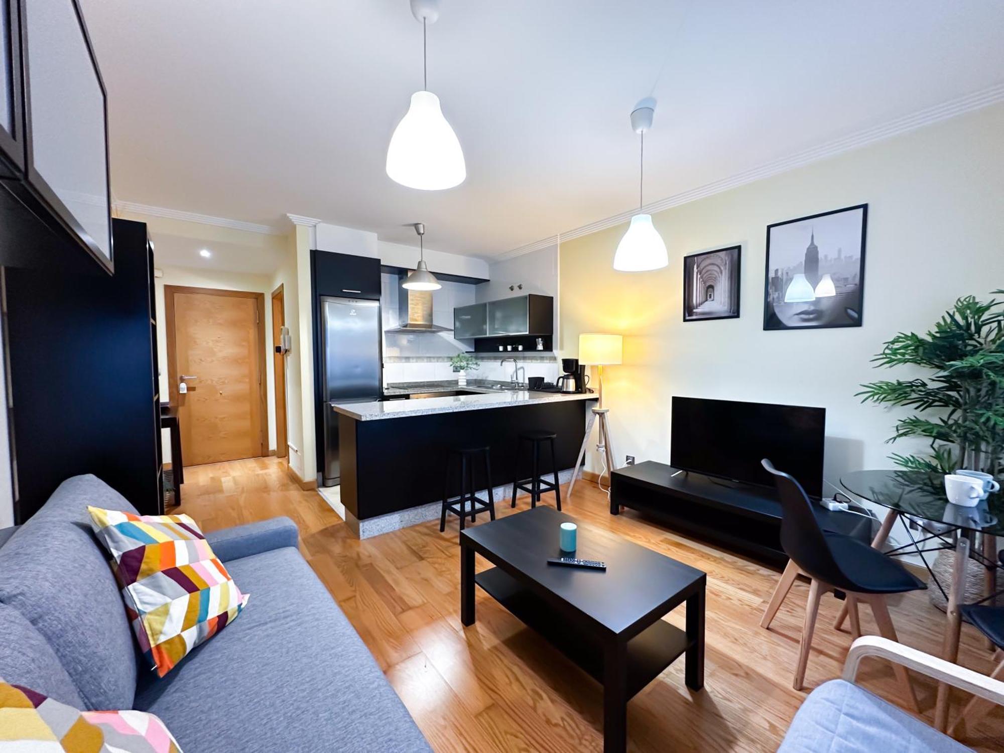Apartamento Con Garaje, Centrico Y Luminoso Понтеведра Екстер'єр фото